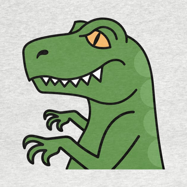 Cute Cartoon T-Rex by SLAG_Creative